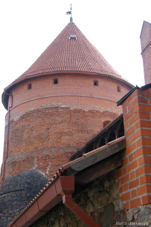 Башня замка в Тракае
